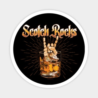 Scotch Rocks (Whiskey Drinker) Magnet